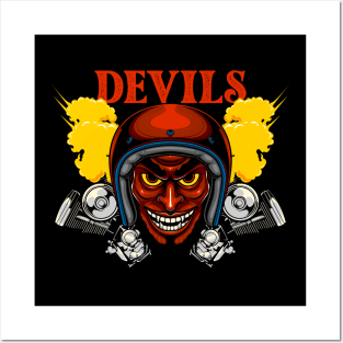 Devil Biker 1.3 Posters and Art